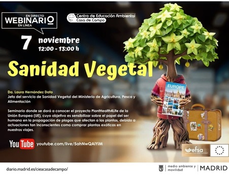 Imagen del Webinario: Sanidad vegetal