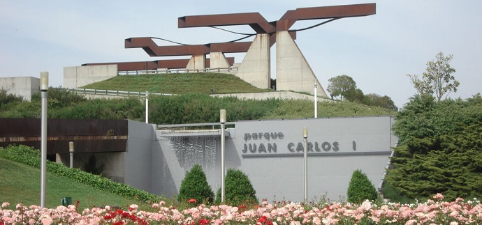 Imagen del punto de informaci&oacute;n del Parque Juan Carlos I