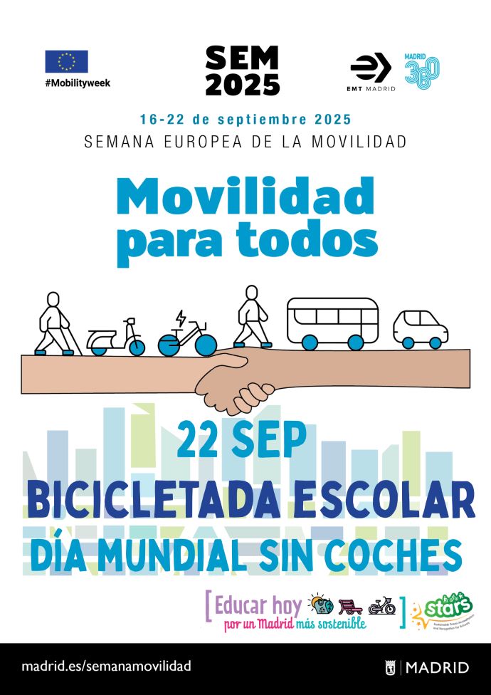 Cartel Día sin coches 2025