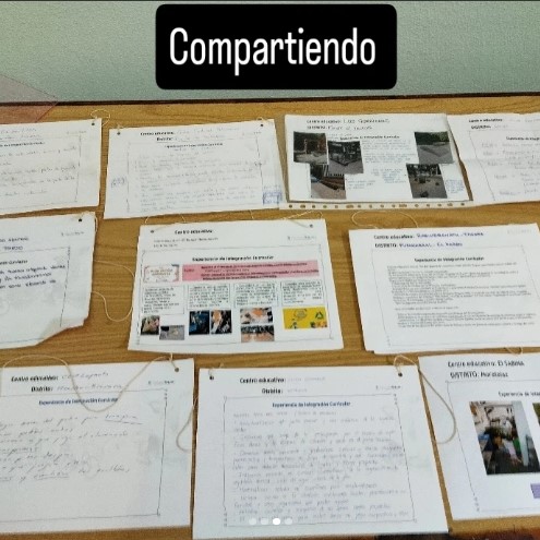 mesa de experiencias compartidas