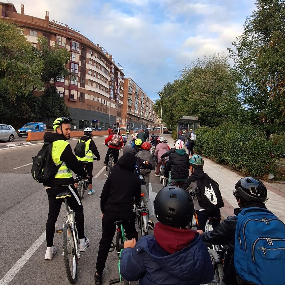 Momento del bicibús