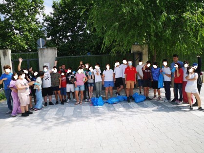 Jornada de limpieza con el alumnado
