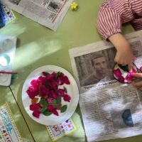 Talleres de reciclaje en el colegio público Padre Poveda de Madrid