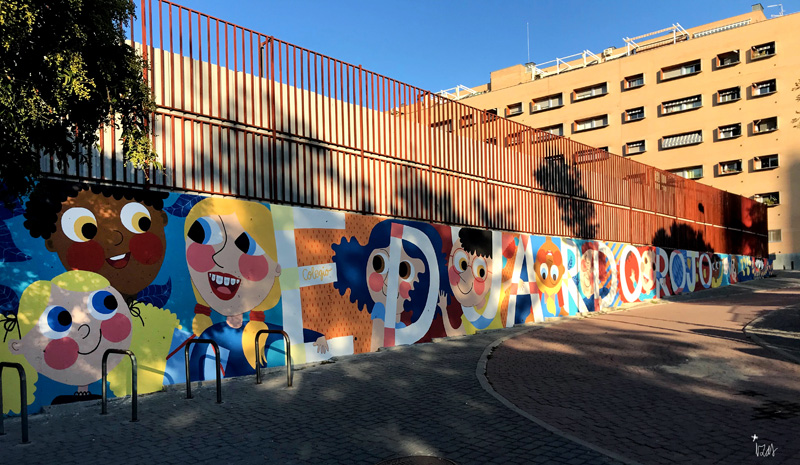 Fachada del colegio Público Eduardo Rojo