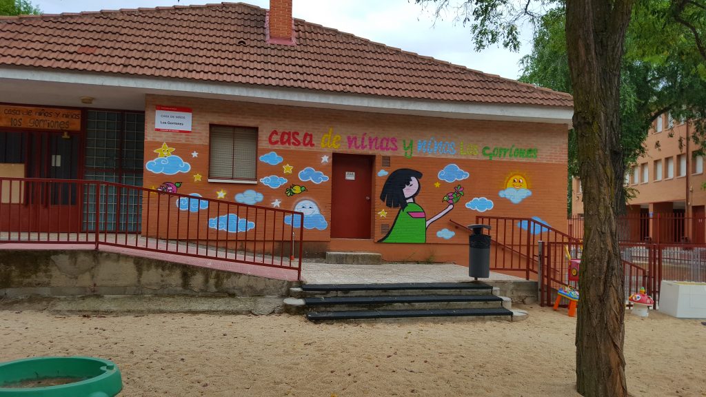 Fachada de la escuela infantil Los Gorriones