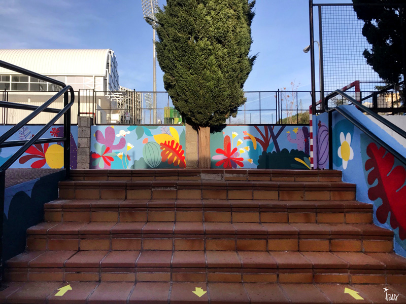 patio del colegio público de prácticas Asunción Rincón