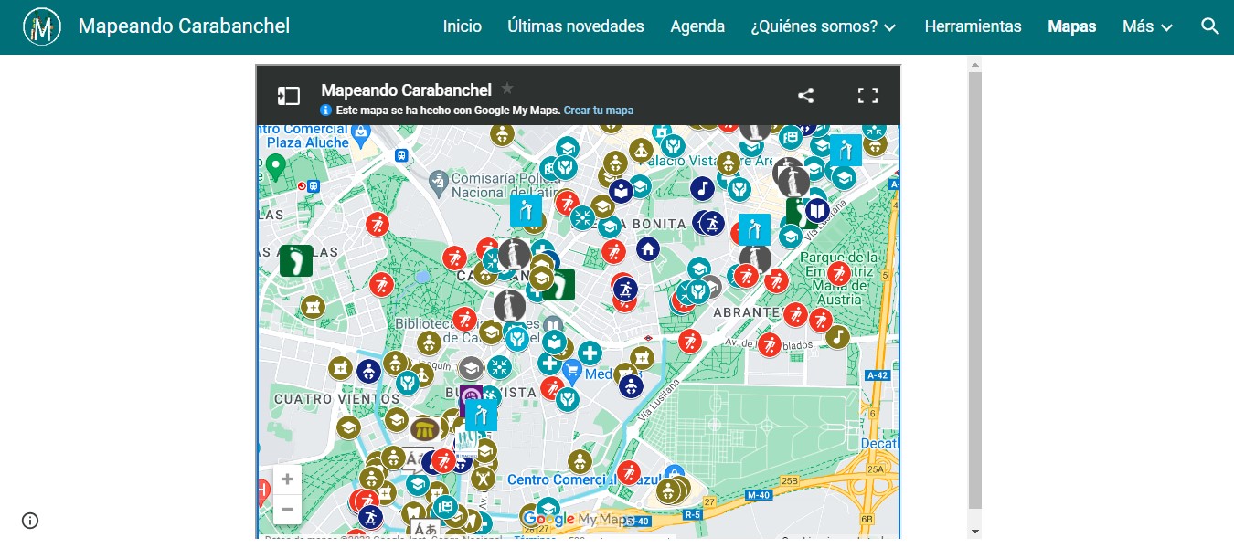 Mapa de Carabanchel