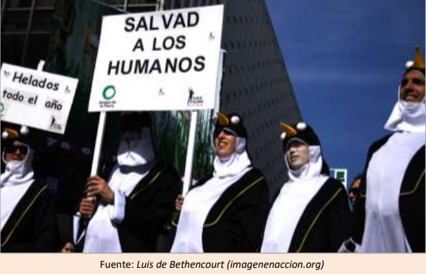 Manifestación contra la emergencia climática. Fuente Luis de Bethencourt (imagenenaccion.org)