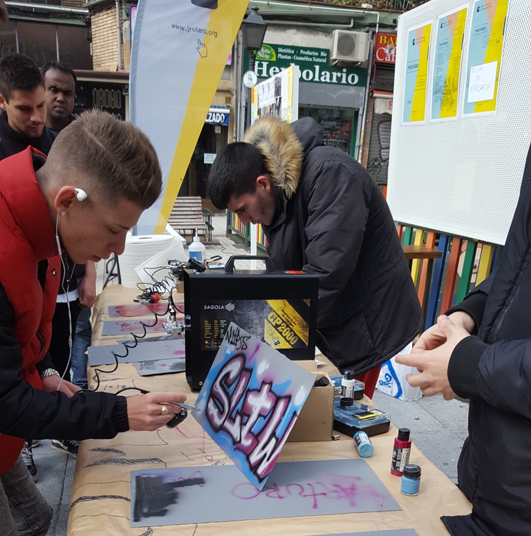 Puesto en la feria MotivaTEC