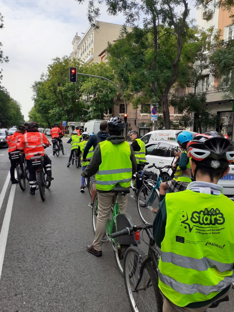 Camino en bicicleta